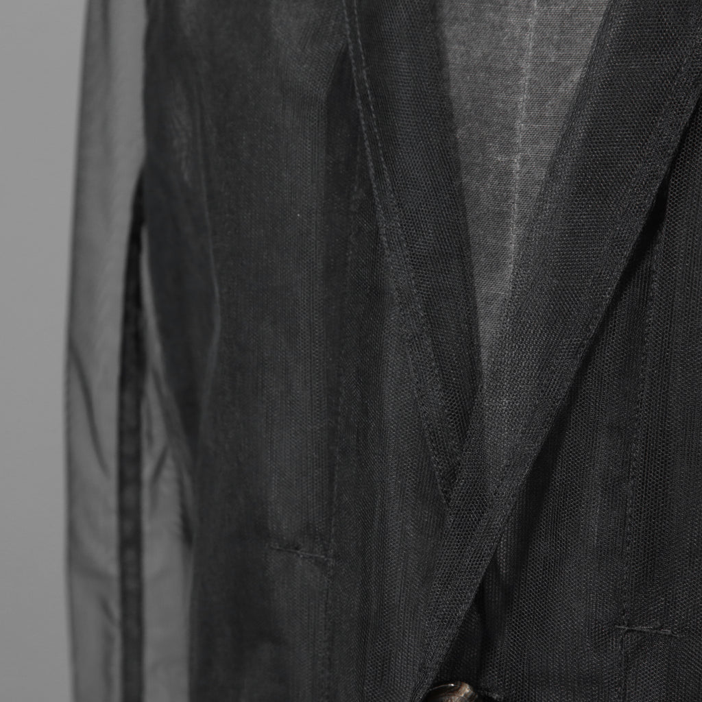 Rick Owens リックオウエンス / 23SS EDFU / LIDO Tulle Blazer / シアー素材 リド ジャケット / RR01C4723TU / size 50 ( BLACK)