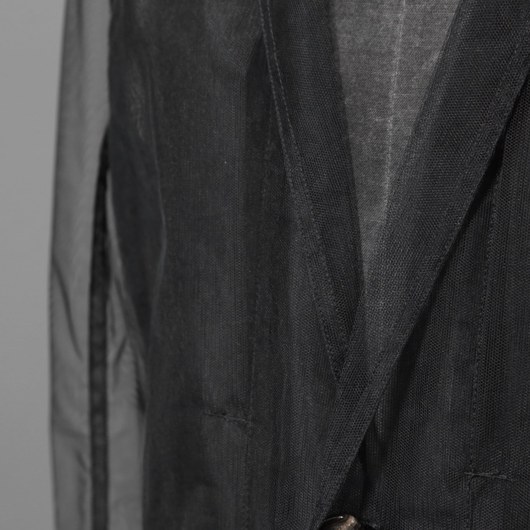 Rick Owens リックオウエンス / 23SS EDFU / LIDO Tulle Blazer / シアー素材 リド ジャケット / RR01C4723TU / size 50 ( BLACK)