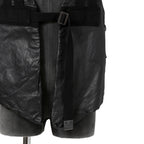 美品 Boris Bidjan Saberi ボリスビジャンサベリ / 2022AW VEST BAG3 FMM20002 / Horse Leather (BLACK)