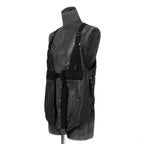 美品 Boris Bidjan Saberi ボリスビジャンサベリ / 2022AW VEST BAG3 FMM20002 / Horse Leather (BLACK)