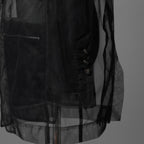 Rick Owens リックオウエンス / 23SS EDFU / LIDO Tulle Blazer / シアー素材 リド ジャケット / RR01C4723TU / size 50 ( BLACK)