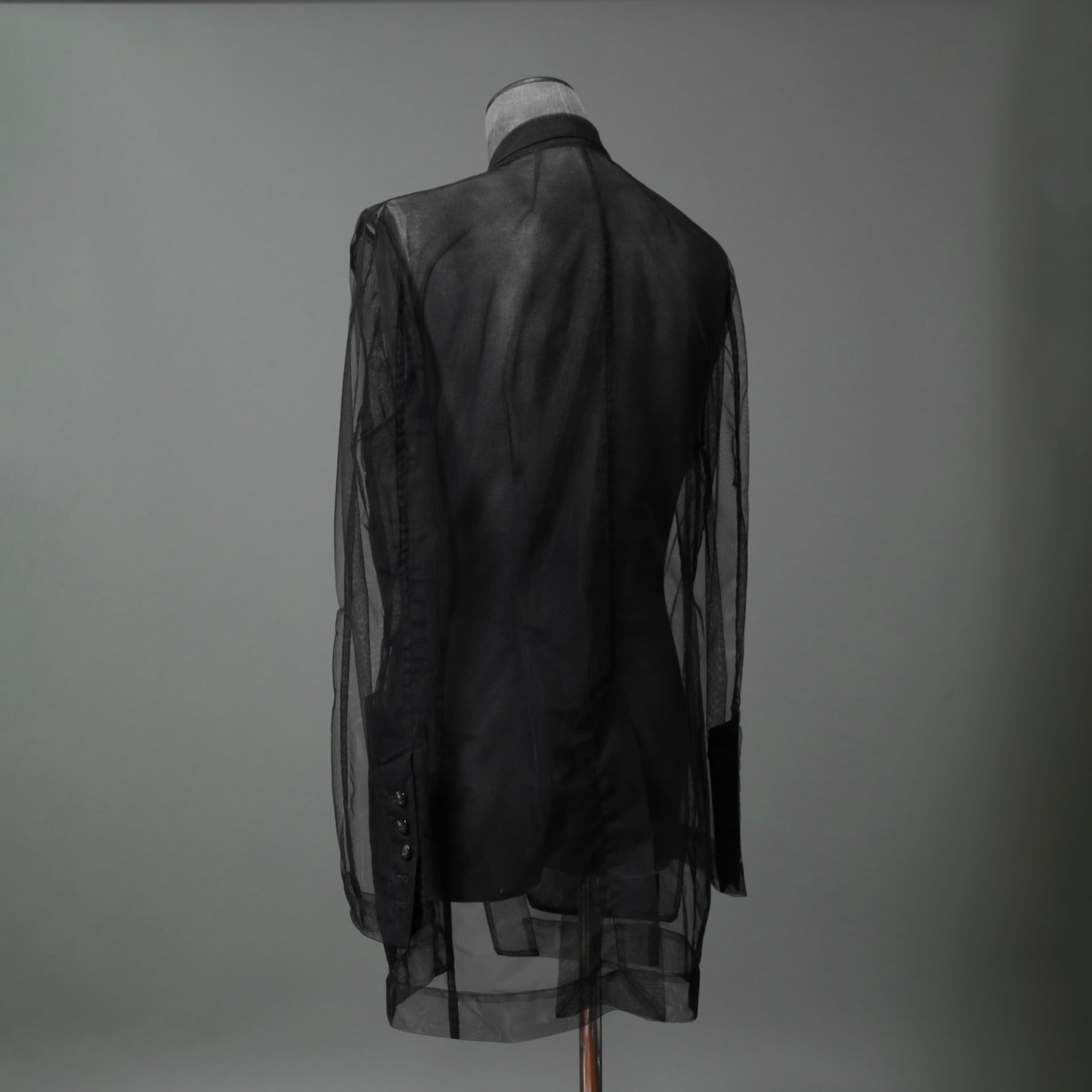 Rick Owens リックオウエンス / 23SS EDFU / LIDO Tulle Blazer / シアー素材 リド ジャケット / RR01C4723TU / size 50 ( BLACK)