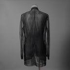 Rick Owens リックオウエンス / 23SS EDFU / LIDO Tulle Blazer / シアー素材 リド ジャケット / RR01C4723TU / size 50 ( BLACK)