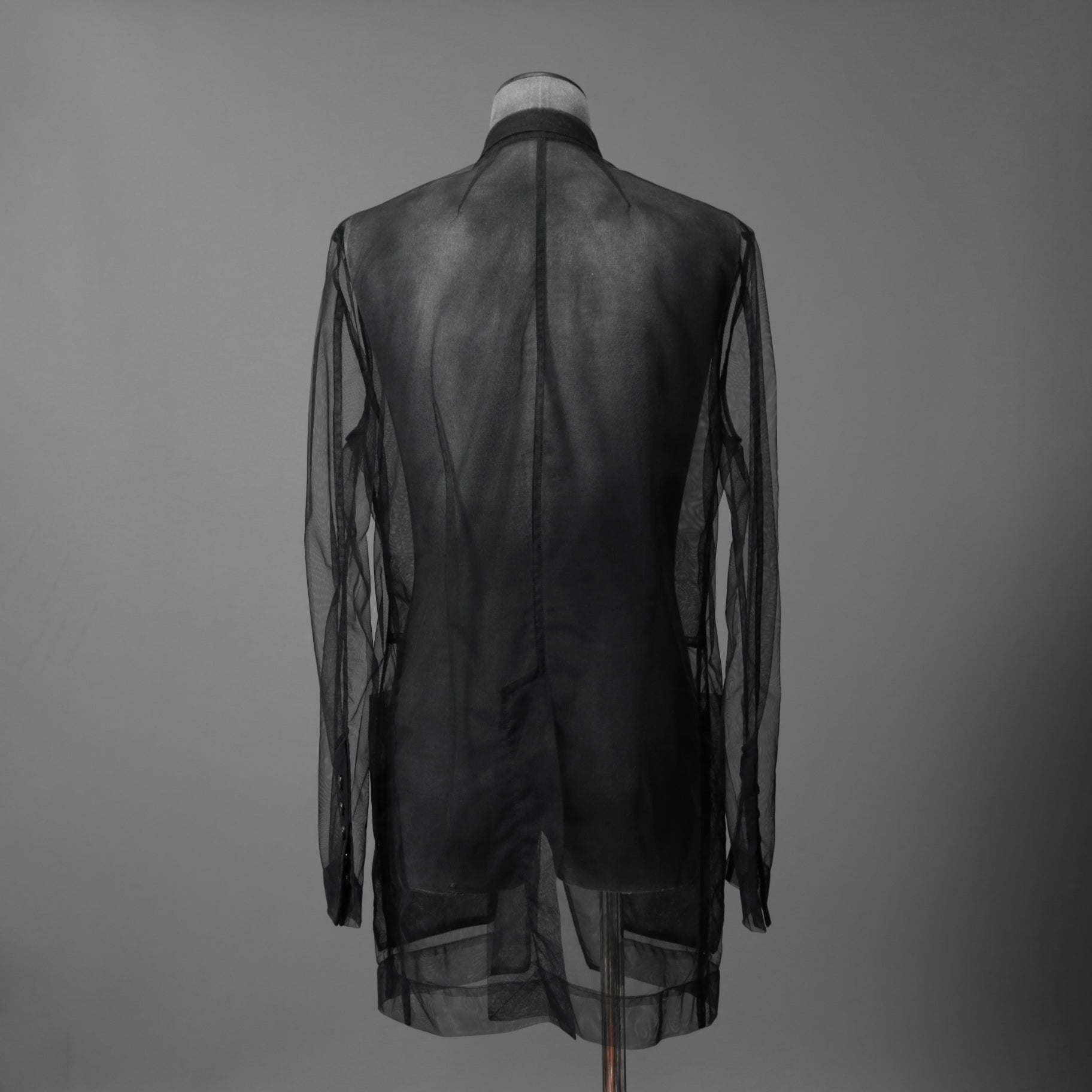Rick Owens リックオウエンス / 23SS EDFU / LIDO Tulle Blazer / シアー素材 リド ジャケット / RR01C4723TU / size 50 ( BLACK)