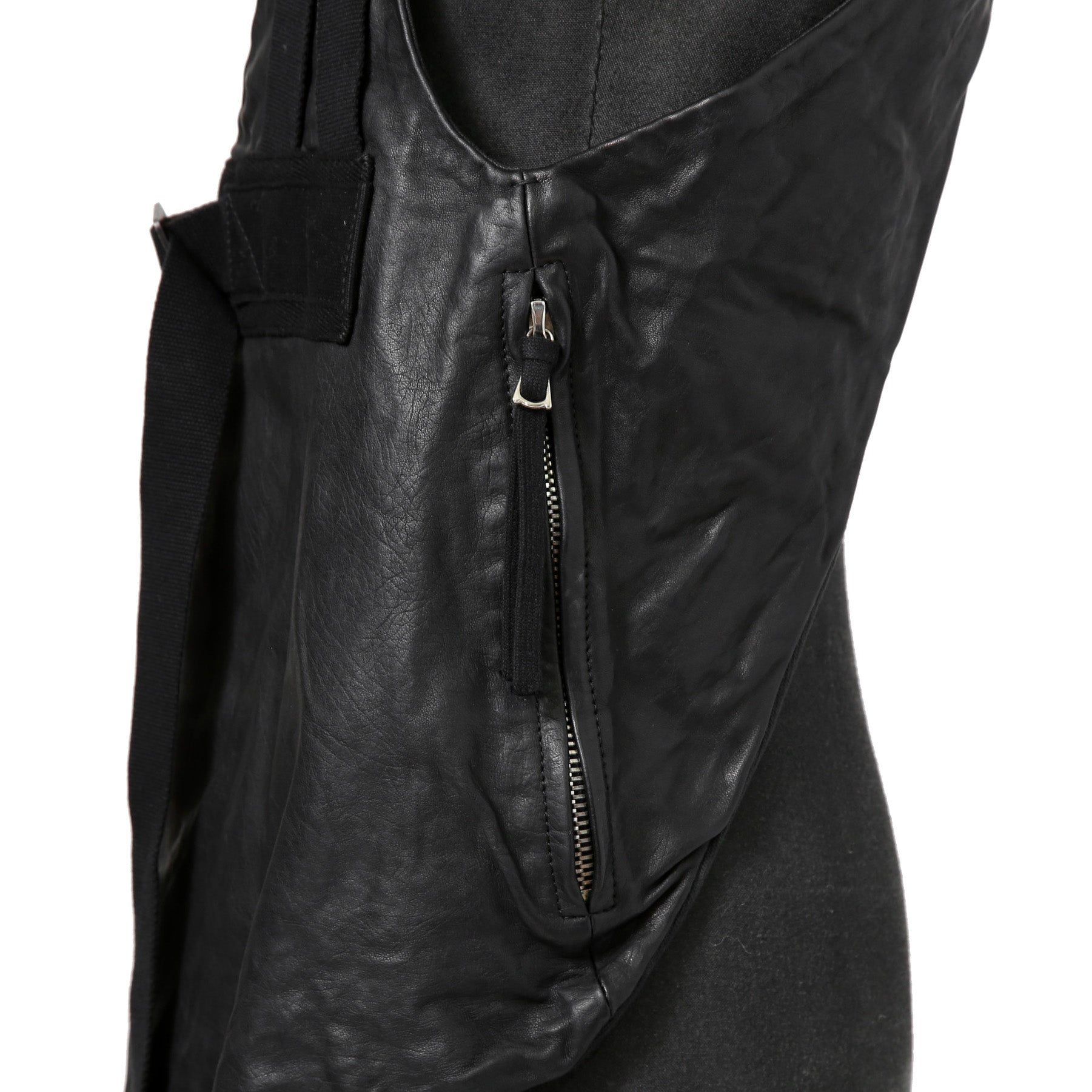 美品 Boris Bidjan Saberi ボリスビジャンサベリ / 2022AW VEST BAG3 FMM20002 / Horse Leather (BLACK)