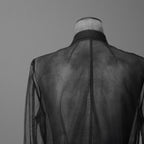 Rick Owens リックオウエンス / 23SS EDFU / LIDO Tulle Blazer / シアー素材 リド ジャケット / RR01C4723TU / size 50 ( BLACK)