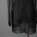 Rick Owens リックオウエンス / 23SS EDFU / LIDO Tulle Blazer / シアー素材 リド ジャケット / RR01C4723TU / size 50 ( BLACK)