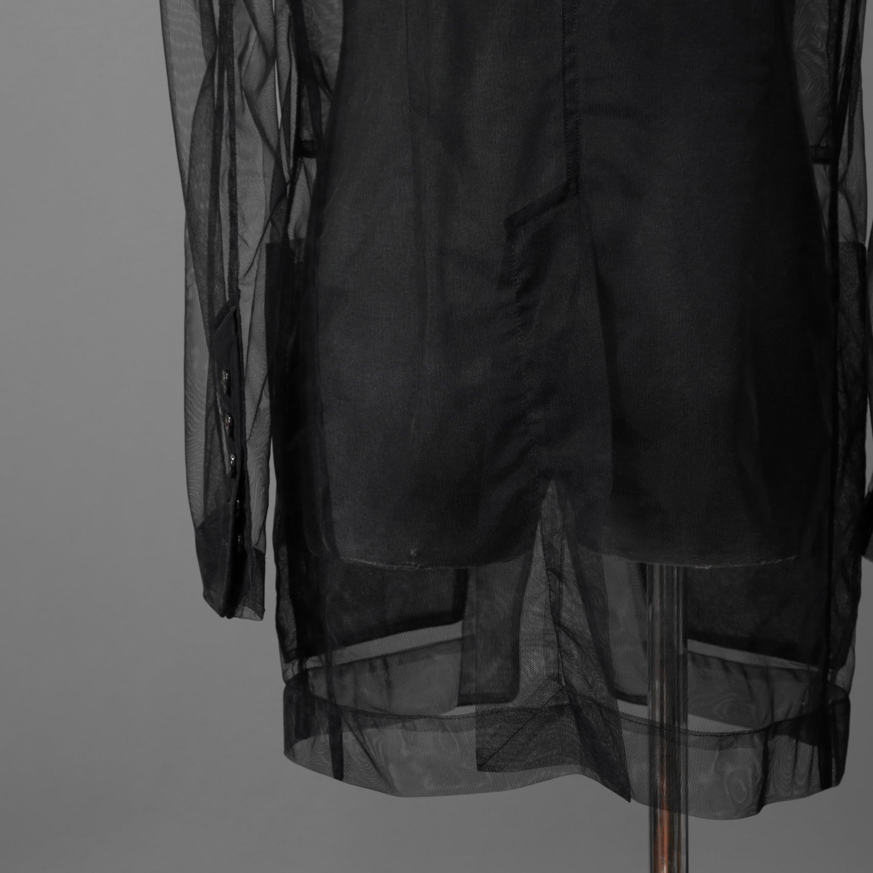 Rick Owens リックオウエンス / 23SS EDFU / LIDO Tulle Blazer / シアー素材 リド ジャケット / RR01C4723TU / size 50 ( BLACK)