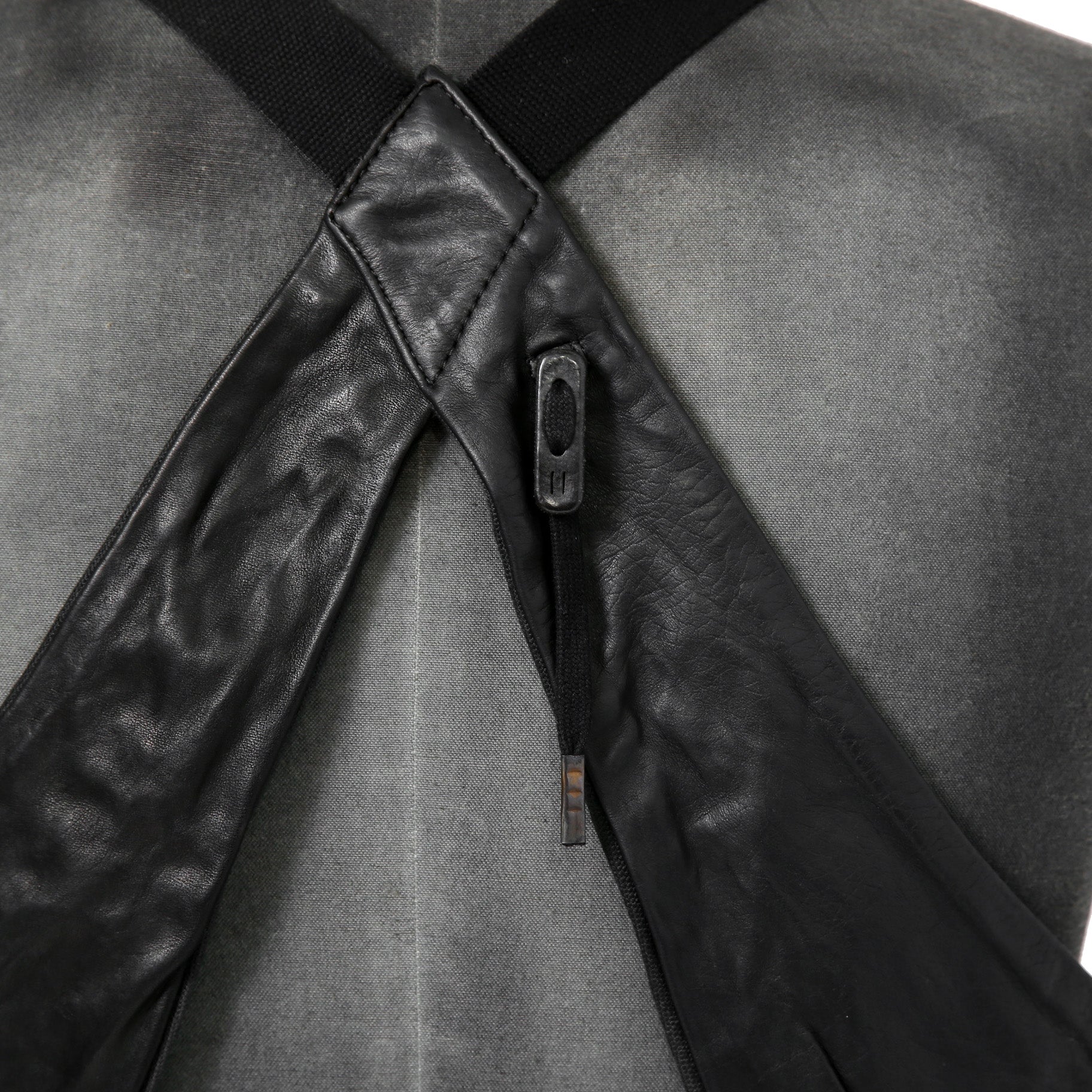美品 Boris Bidjan Saberi ボリスビジャンサベリ / 2022AW VEST BAG3 FMM20002 / Horse Leather (BLACK)