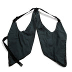 美品 Boris Bidjan Saberi ボリスビジャンサベリ / 2022AW VEST BAG3 FMM20002 / Horse Leather (BLACK)
