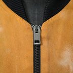 DIESEL ディーゼル / 22SS J-MOLLトロンプルイユ (トリックアート）プリント  / ボンバージャケット / size L (BLACK x WINE)