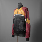 DIESEL ディーゼル / 22SS J-MOLLトロンプルイユ (トリックアート）プリント  / ボンバージャケット / size L (BLACK x WINE)