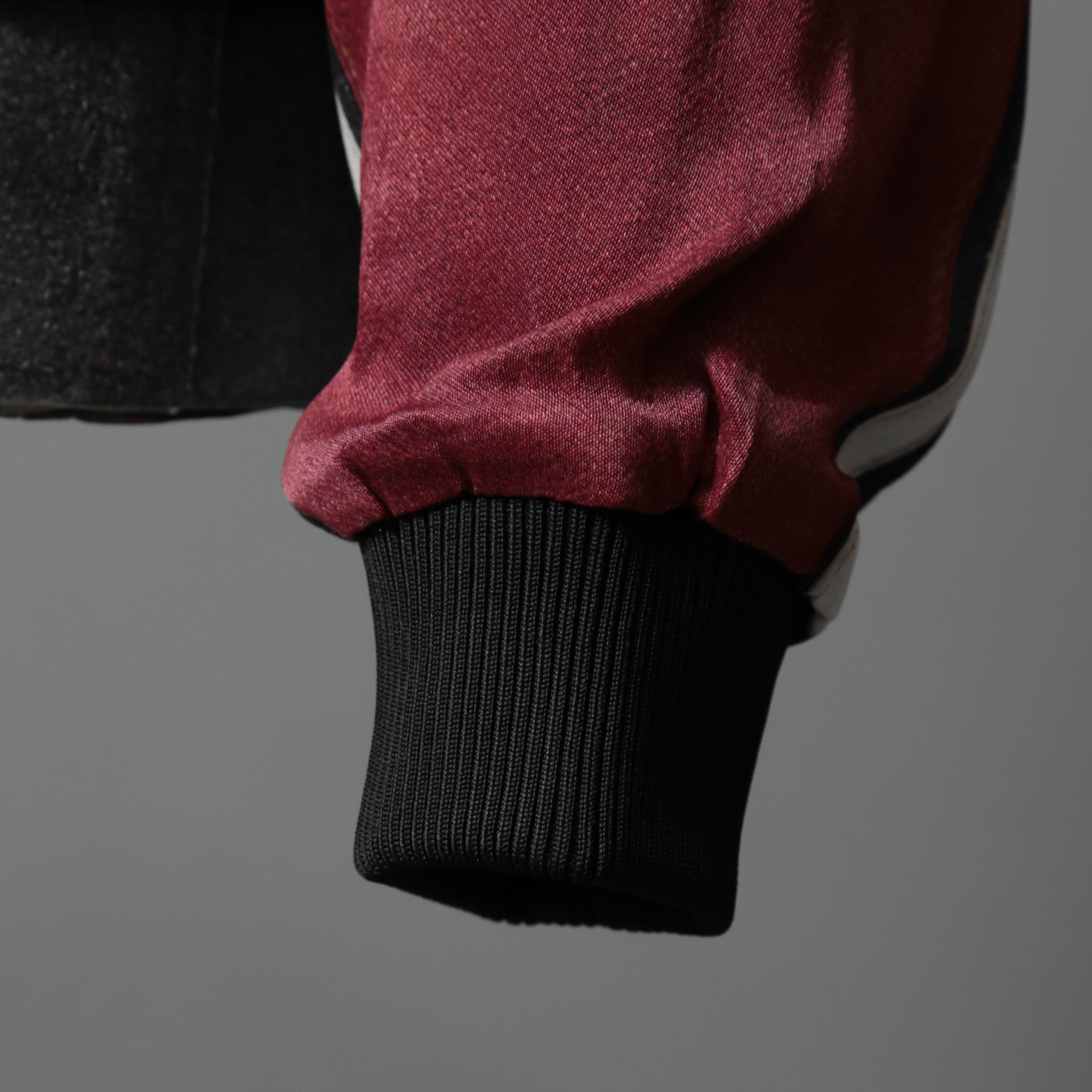 DIESEL ディーゼル / 22SS J-MOLLトロンプルイユ (トリックアート）プリント  / ボンバージャケット / size L (BLACK x WINE)