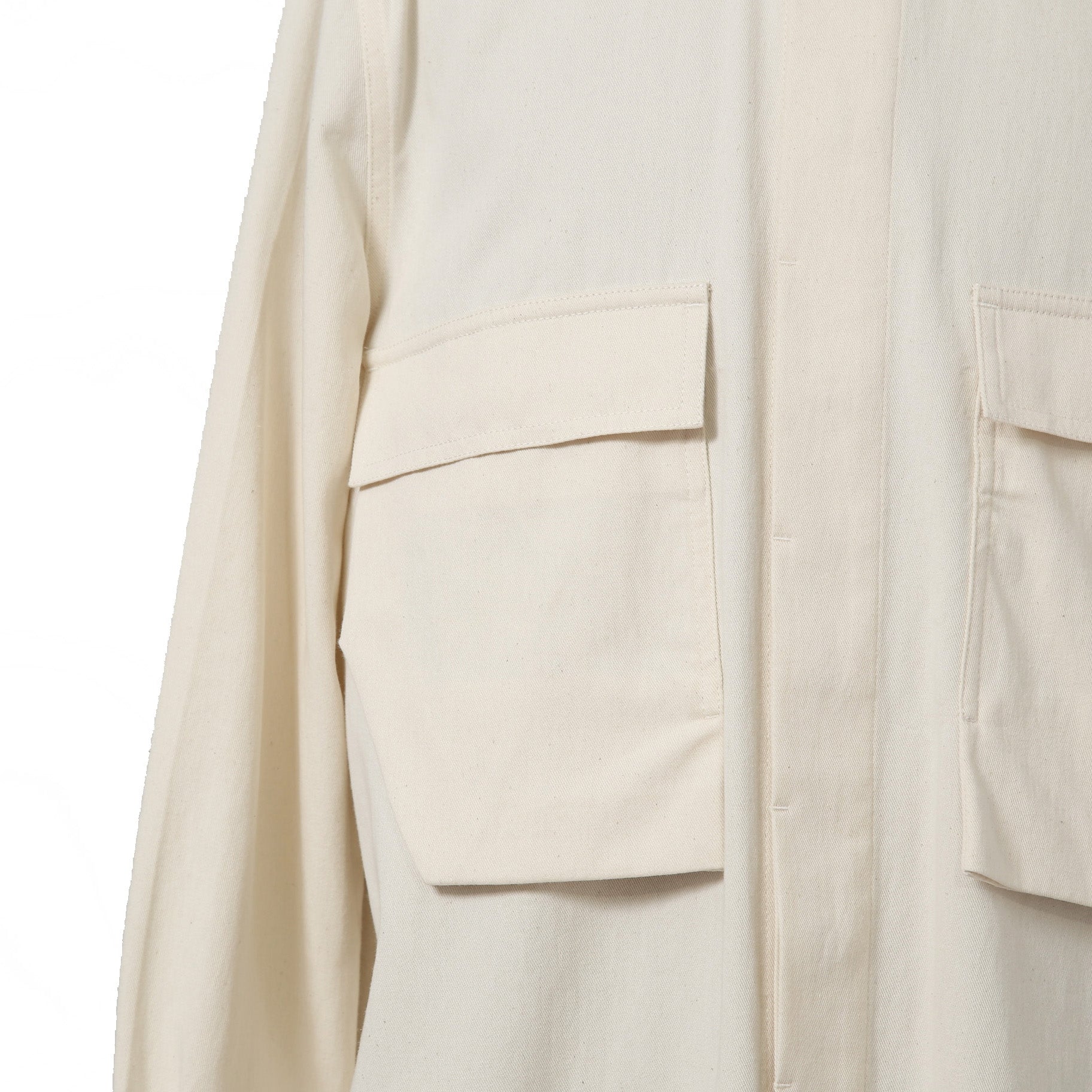 RICK OWENS リックオウエンス / 22SS FIELD SHIRT RU01B1295-DL長袖シャツ / size 46 (NATURAL)