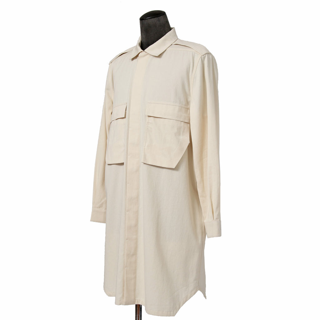 RICK OWENS リックオウエンス / 22SS FIELD SHIRT RU01B1295-DL長袖シャツ / size 46 (NATURAL)