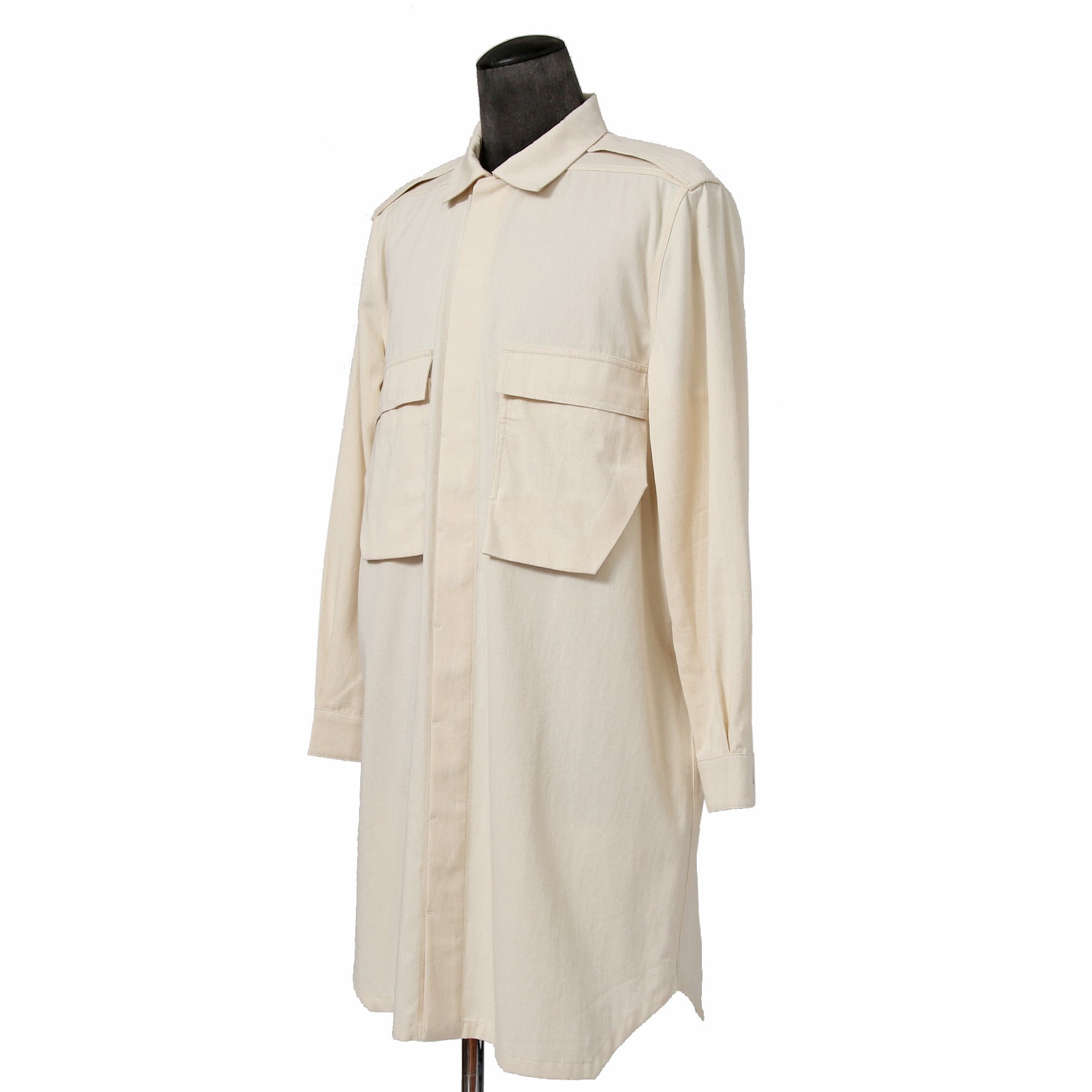 RICK OWENS リックオウエンス / 22SS FIELD SHIRT RU01B1295-DL長袖シャツ / size 46 (NATURAL)
