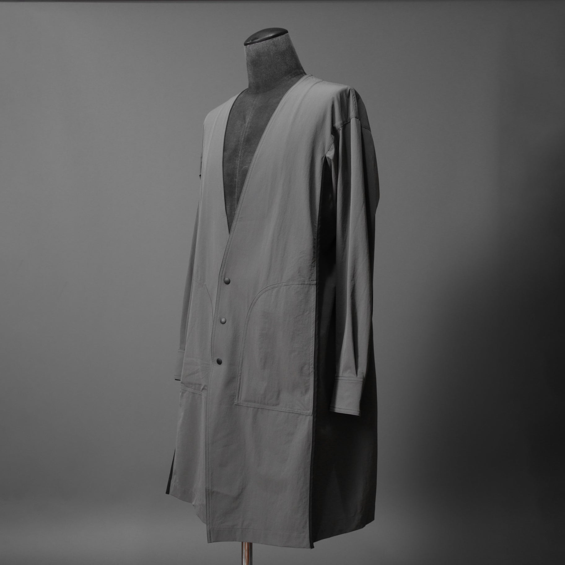 SHARE SPIRIT シェアースピリット / 22SS 美品 ストレッチロングカーディガン / FS2210 / size M (GRAY)