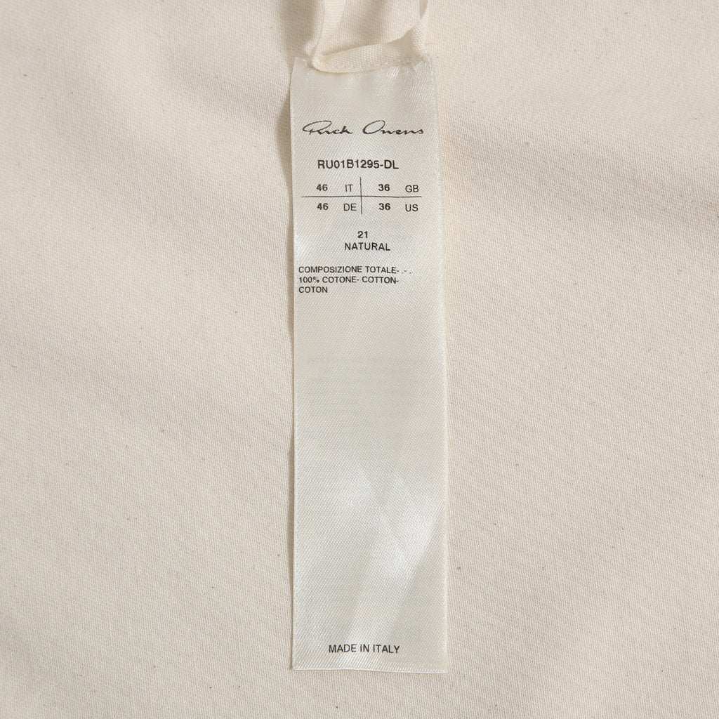 RICK OWENS リックオウエンス / 22SS FIELD SHIRT RU01B1295-DL長袖シャツ / size 46 (NATURAL)