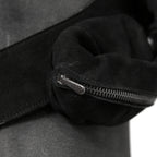 新品 Leon Emanuel Blanck レオン エマニュエル ブランク/ 24AW GUIDI Buffalo Nubuck Leather / Distortion Multi Pocket Vest Bag (BLACK)