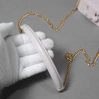 CELINE セリーヌ / 美品 トリオンフ チェーン ショルダー ミニ バッグ /  レザー / ライトピンク / ポシェット レディース