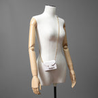 CELINE セリーヌ / 美品 トリオンフ チェーン ショルダー ミニ バッグ /  レザー / ライトピンク / ポシェット レディース