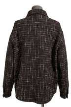 美品 AMIRI アミリ 22AW BOUCLE PADDED PVER SHIRT ツイードパデッドオーバーシャツジャケット / size M ブラウン