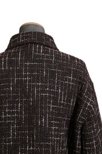 美品 AMIRI アミリ 22AW BOUCLE PADDED PVER SHIRT ツイードパデッドオーバーシャツジャケット / size M ブラウン