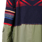 新品 GREG LAUREN グレッグローレン / 国内未入荷 50/50 KIMONO ARTIST COATコート / size 2 (KHAKI x MURTI COLOR)