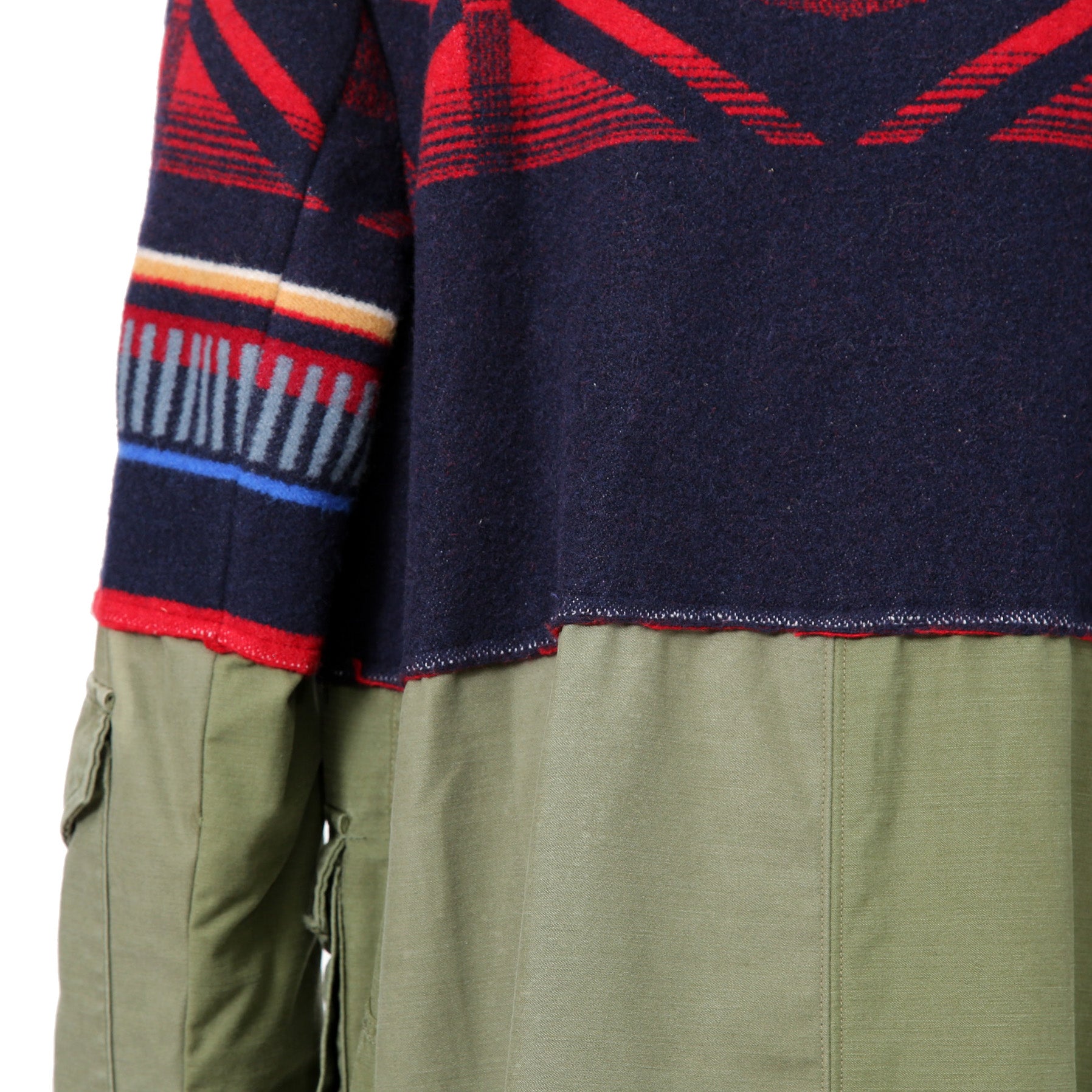 新品 GREG LAUREN グレッグローレン / 国内未入荷 50/50 KIMONO ARTIST COATコート / size 2 (KHAKI x MURTI COLOR)