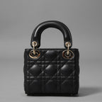 Dior クリスチャン ディオール / Lady Dior マイクロバッグ /カナージュ ラムスキン / S0856ONGE_M900 / BLACK