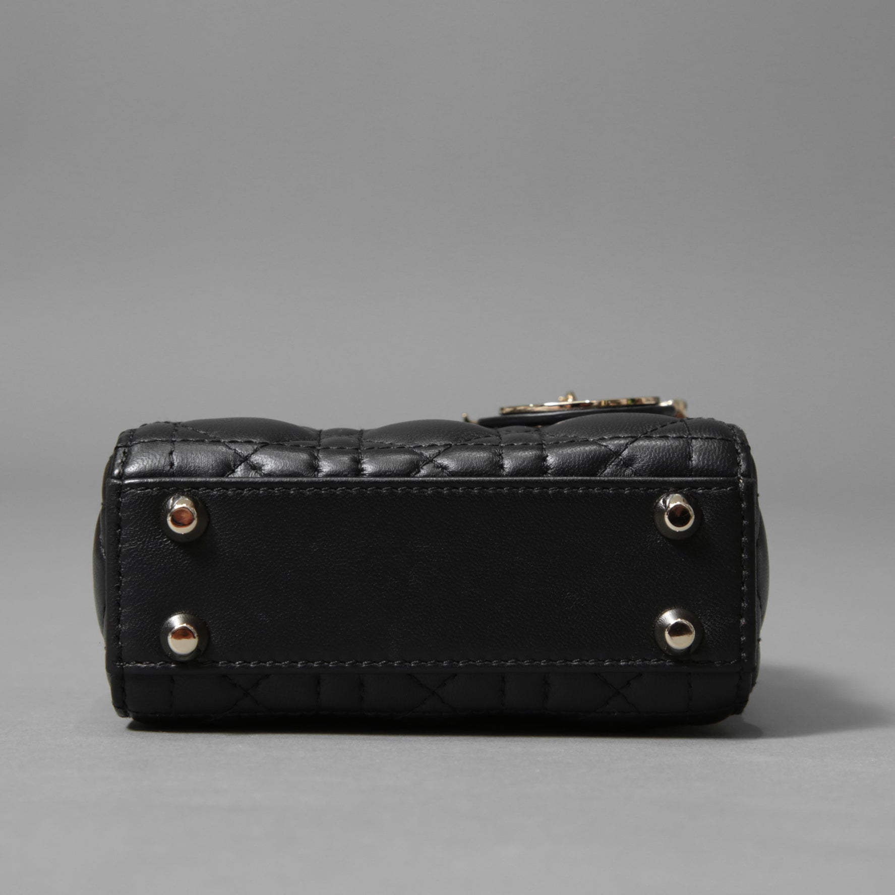 Dior クリスチャン ディオール / Lady Dior マイクロバッグ /カナージュ ラムスキン / S0856ONGE_M900 / BLACK