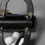 Dior クリスチャン ディオール / Lady Dior マイクロバッグ /カナージュ ラムスキン / S0856ONGE_M900 / BLACK