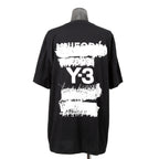 美品 Y-3 Yohji Yamamoto ワイスリー / 2025SS ”UNIFORM OF THE STREETS” GRAPHIC 半袖Tシャツ / size XL (BLACK)