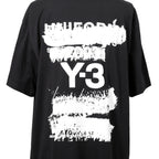 美品 Y-3 Yohji Yamamoto ワイスリー / 2025SS ”UNIFORM OF THE STREETS” GRAPHIC 半袖Tシャツ / size XL (BLACK)