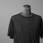 DIOR クリスチャンディオール / 21SS 美品 Oblique See-Through T-Shirt オブリーク柄  / 半袖Tシャツ / 923J615A0537 /size M (BLACK)