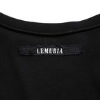 LEMURIA レムリア / BIAS HENRY NECK S/S TOP / DELAVIS PUNCH ROME / Free size (BLACK)