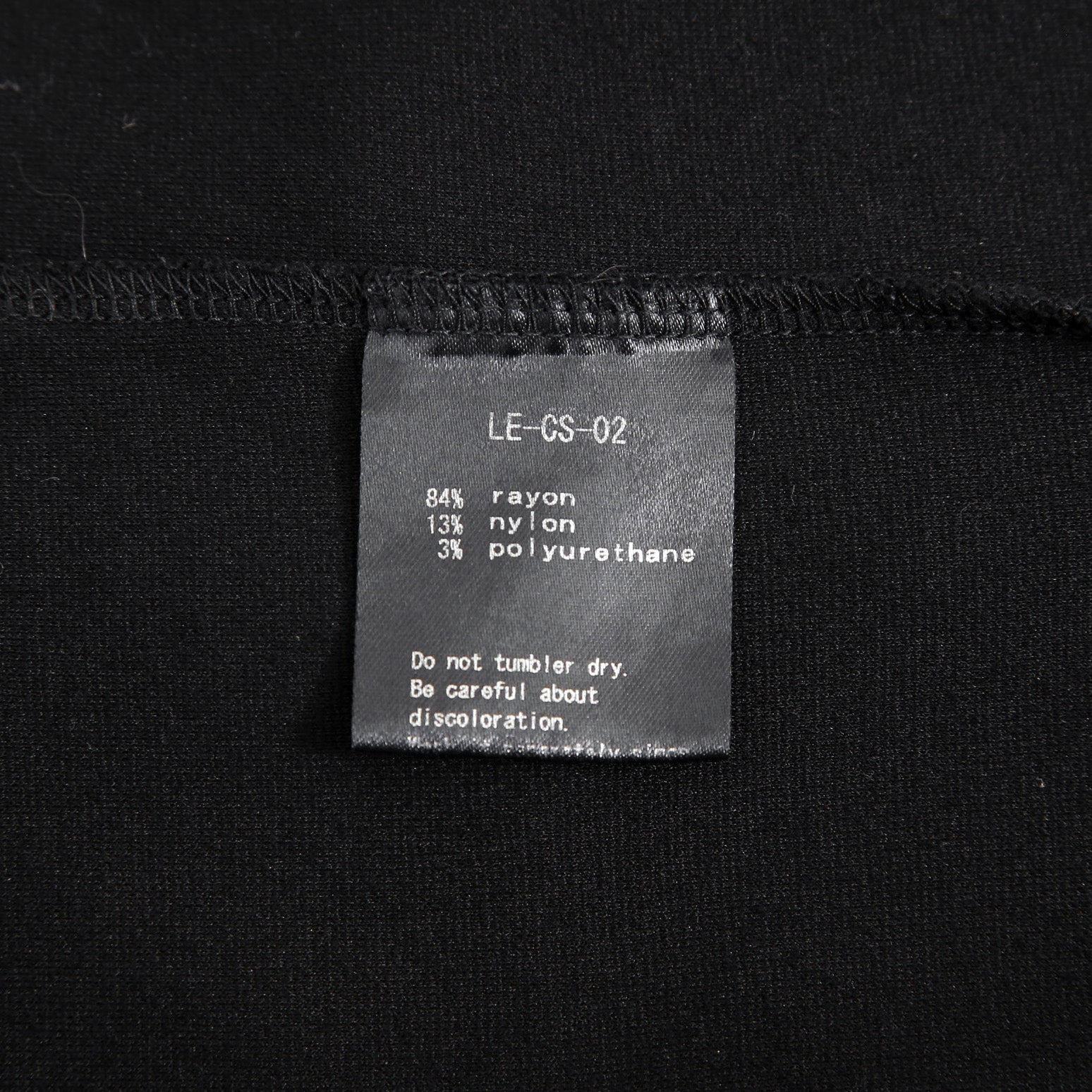 LEMURIA レムリア / BIAS HENRY NECK S/S TOP / DELAVIS PUNCH ROME / Free size (BLACK)