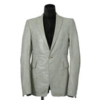 新品 CAROL CHRISTIAN POELL / 2021年 Kangaroo O. D. Spine Elbow, Lined-Unlined Leather Jacket / size 46