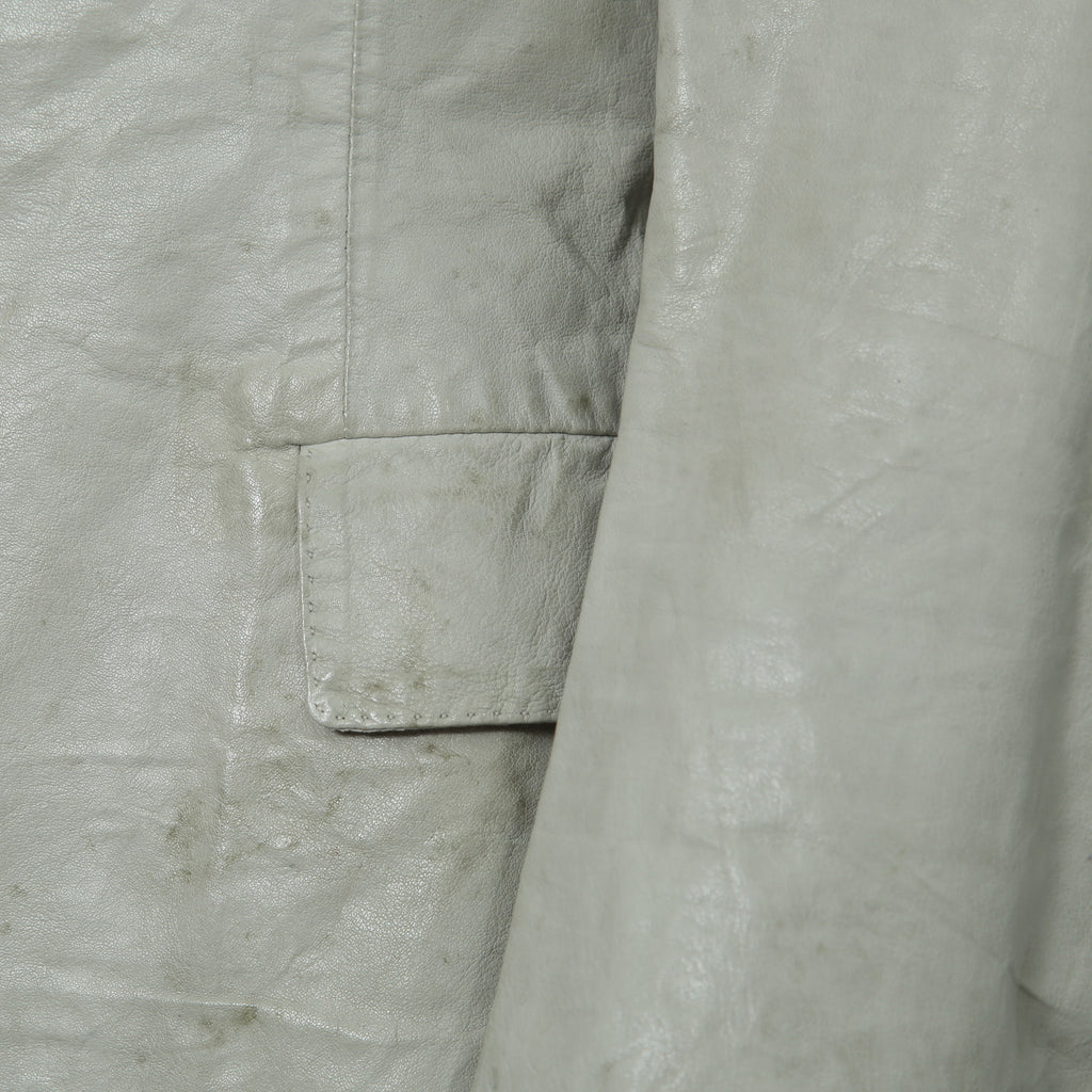 新品 CAROL CHRISTIAN POELL / 2021年 Kangaroo O. D. Spine Elbow, Lined-Unlined Leather Jacket / size 46