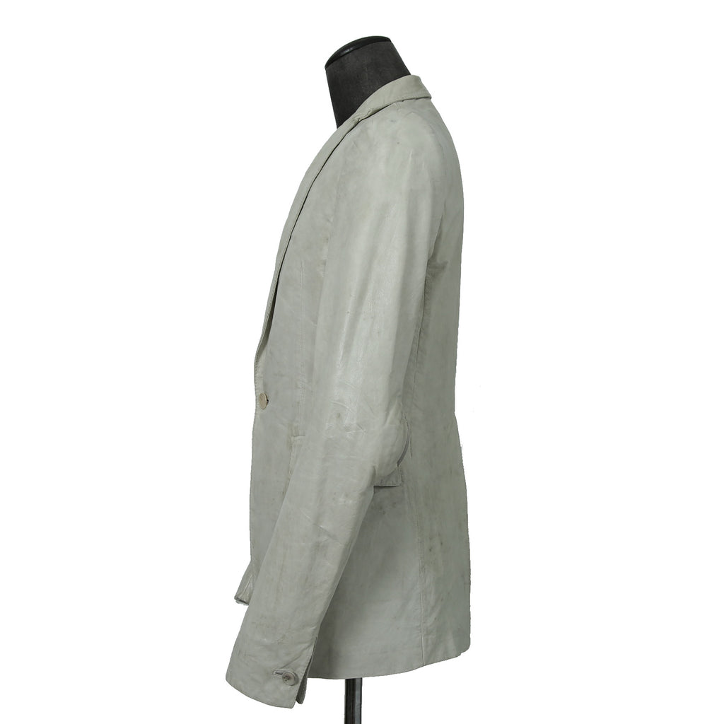 新品 CAROL CHRISTIAN POELL / 2021年 Kangaroo O. D. Spine Elbow, Lined-Unlined Leather Jacket / size 46