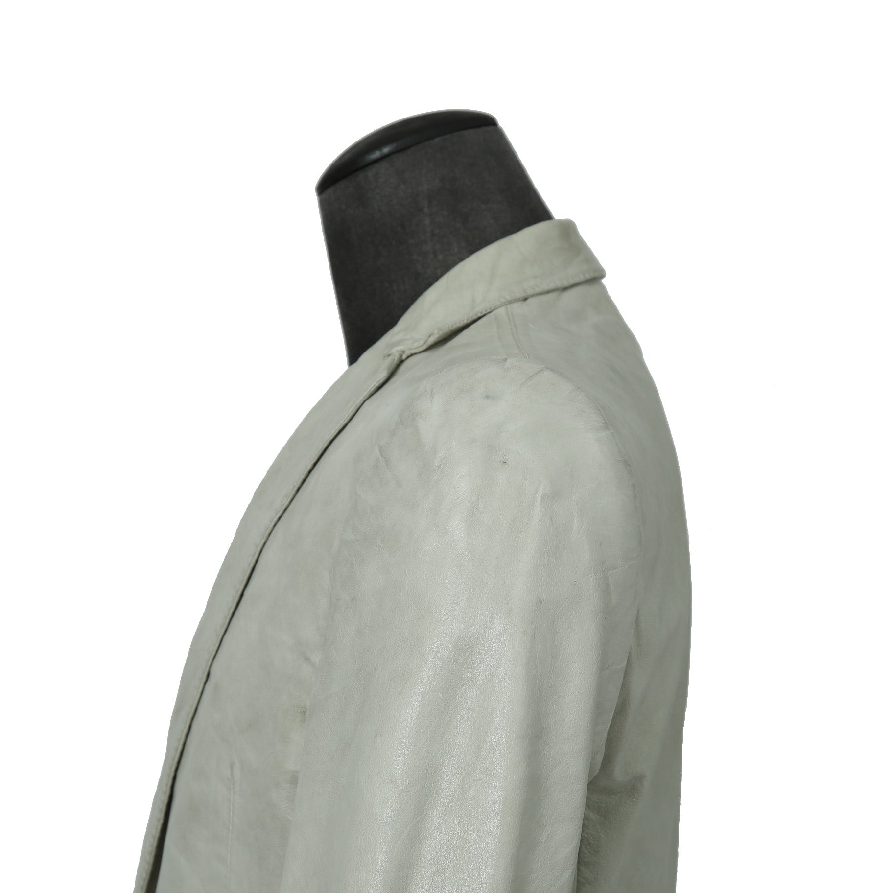 新品 CAROL CHRISTIAN POELL / 2021年 Kangaroo O. D. Spine Elbow, Lined-Unlined Leather Jacket / size 46