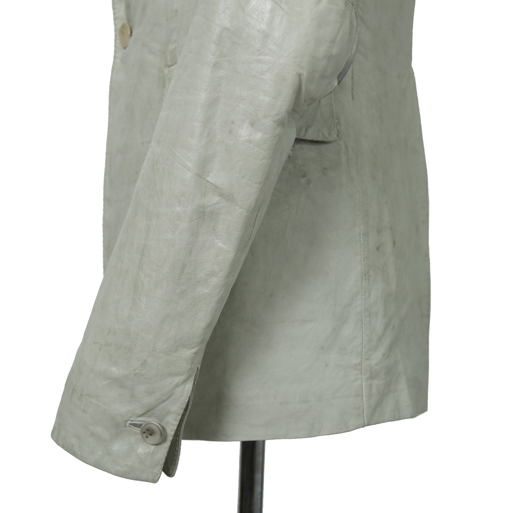 新品 CAROL CHRISTIAN POELL / 2021年 Kangaroo O. D. Spine Elbow, Lined-Unlined Leather Jacket / size 46