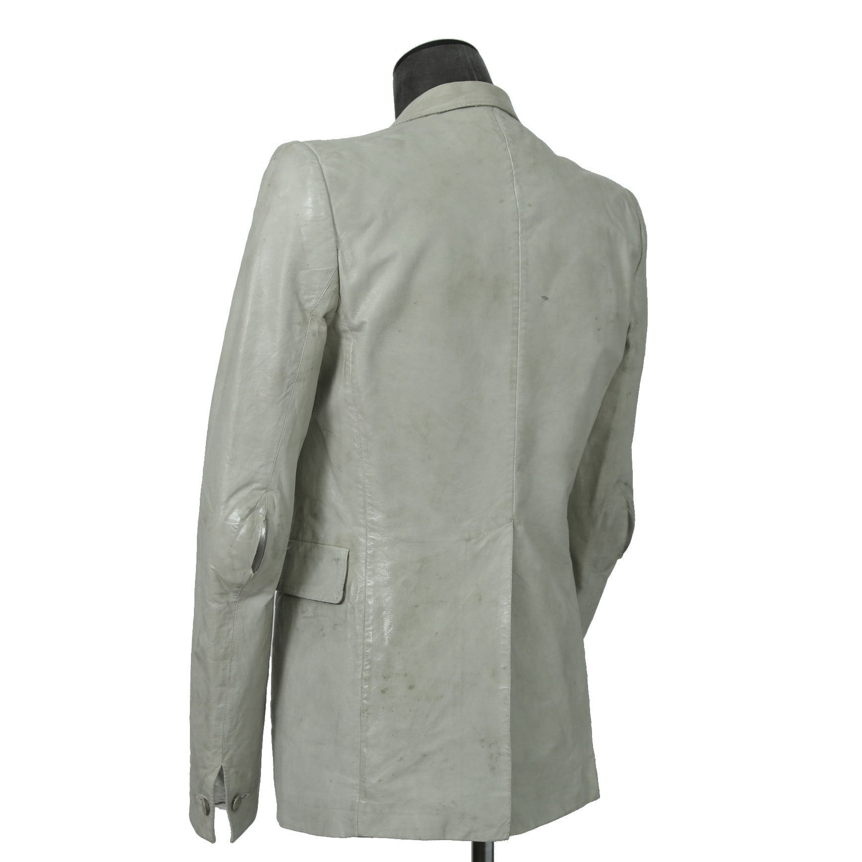 新品 CAROL CHRISTIAN POELL / 2021年 Kangaroo O. D. Spine Elbow, Lined-Unlined Leather Jacket / size 46