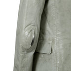 新品 CAROL CHRISTIAN POELL / 2021年 Kangaroo O. D. Spine Elbow, Lined-Unlined Leather Jacket / size 46