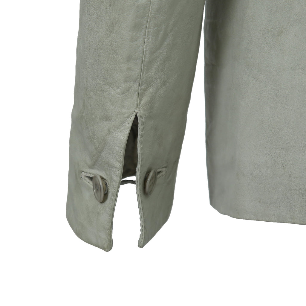 新品 CAROL CHRISTIAN POELL / 2021年 Kangaroo O. D. Spine Elbow, Lined-Unlined Leather Jacket / size 46