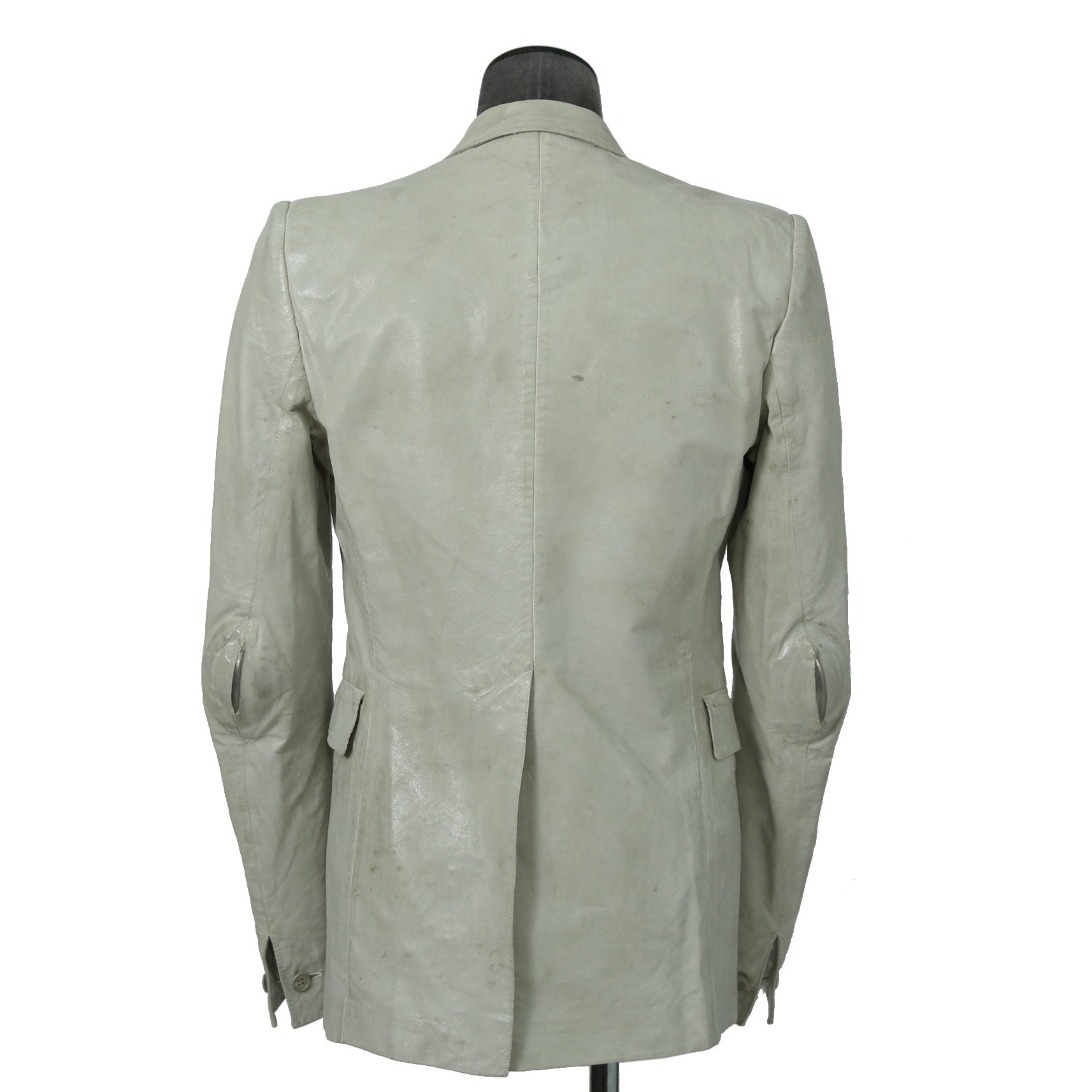 新品 CAROL CHRISTIAN POELL / 2021年 Kangaroo O. D. Spine Elbow, Lined-Unlined Leather Jacket / size 46