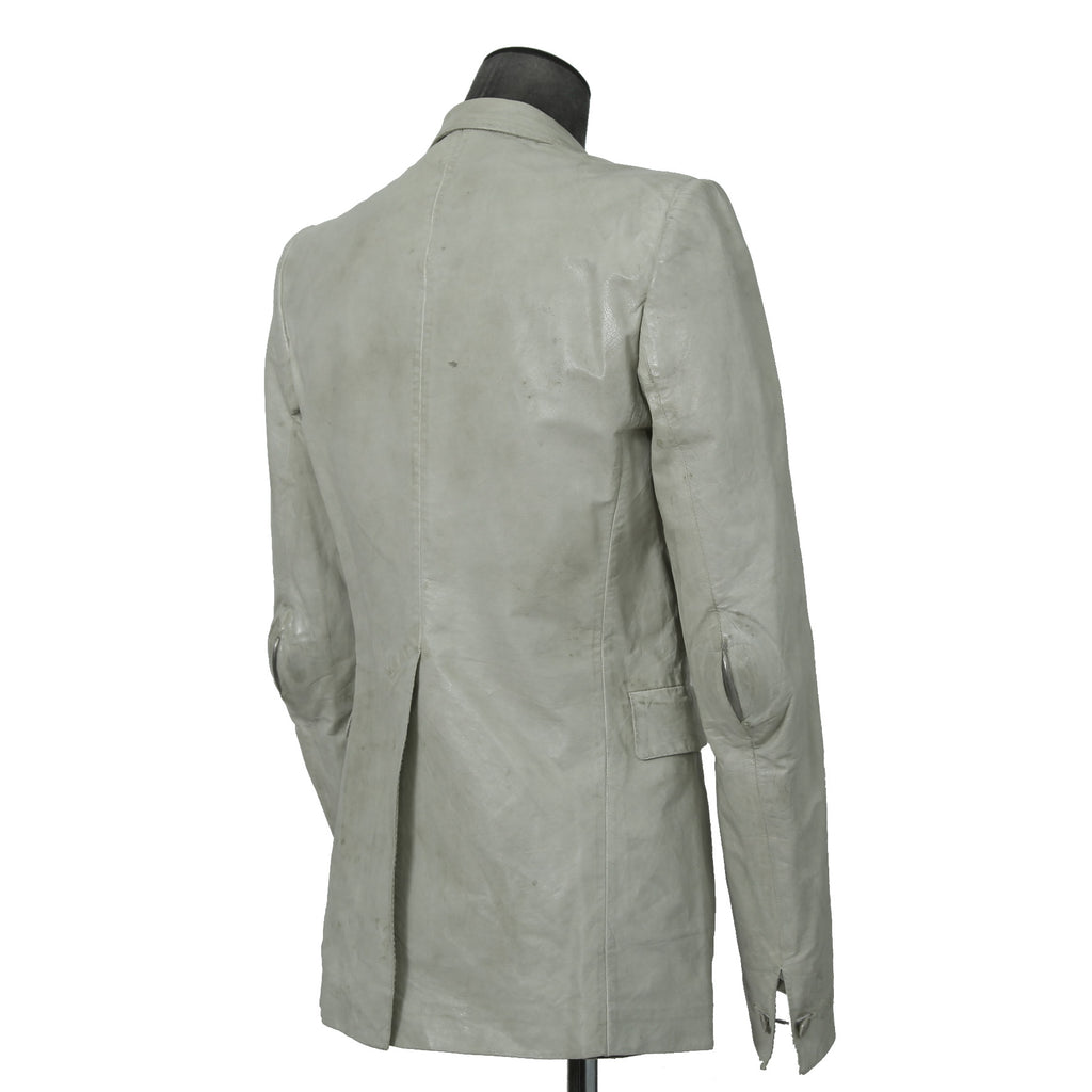 新品 CAROL CHRISTIAN POELL / 2021年 Kangaroo O. D. Spine Elbow, Lined-Unlined Leather Jacket / size 46