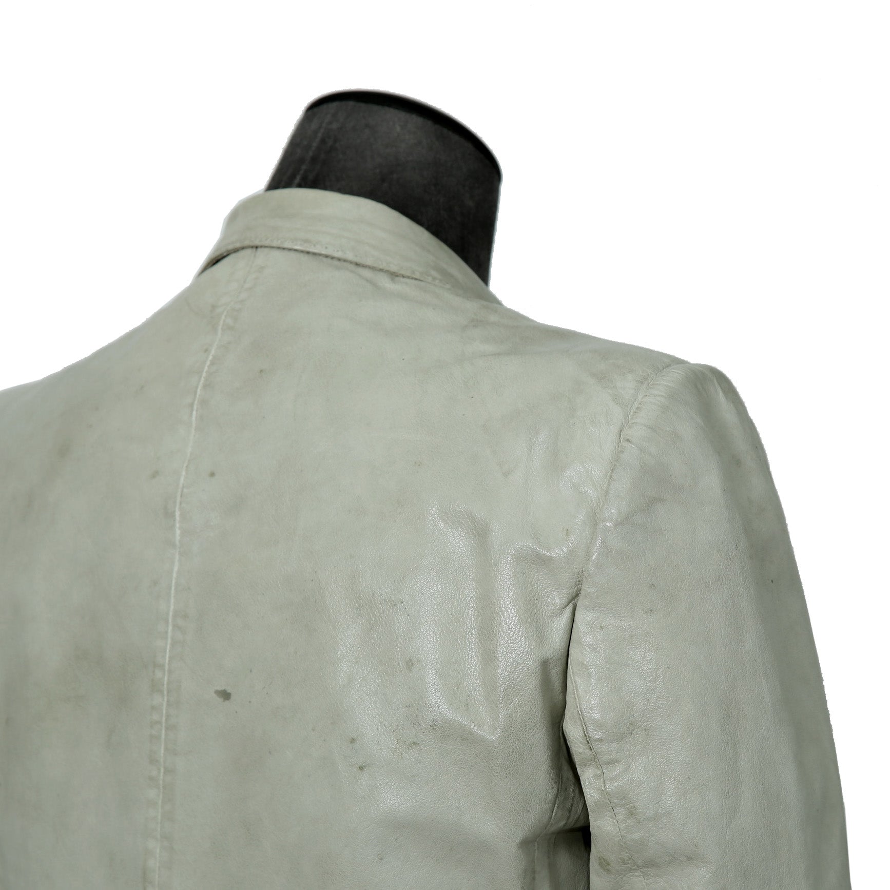 新品 CAROL CHRISTIAN POELL / 2021年 Kangaroo O. D. Spine Elbow, Lined-Unlined Leather Jacket / size 46