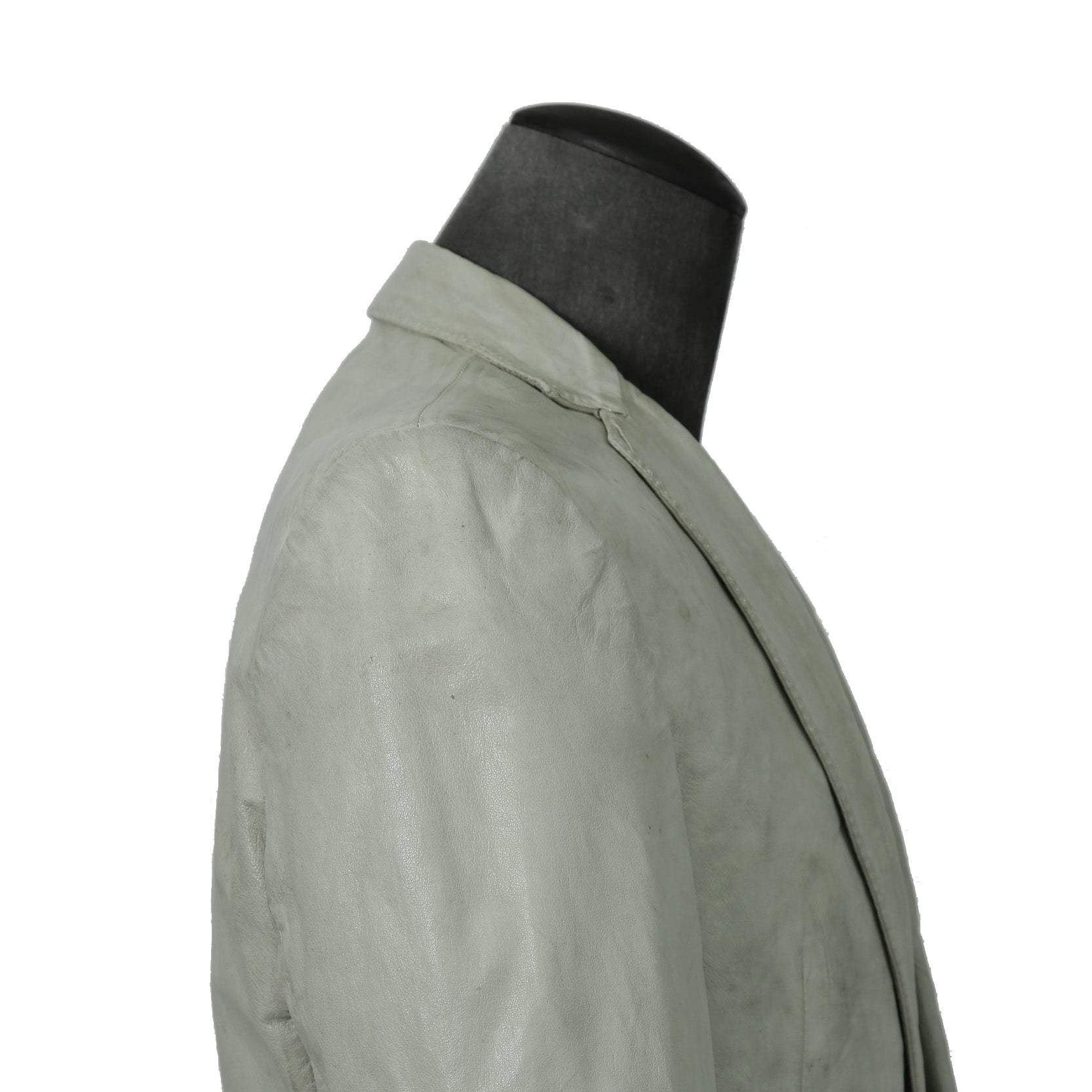 新品 CAROL CHRISTIAN POELL / 2021年 Kangaroo O. D. Spine Elbow, Lined-Unlined Leather Jacket / size 46