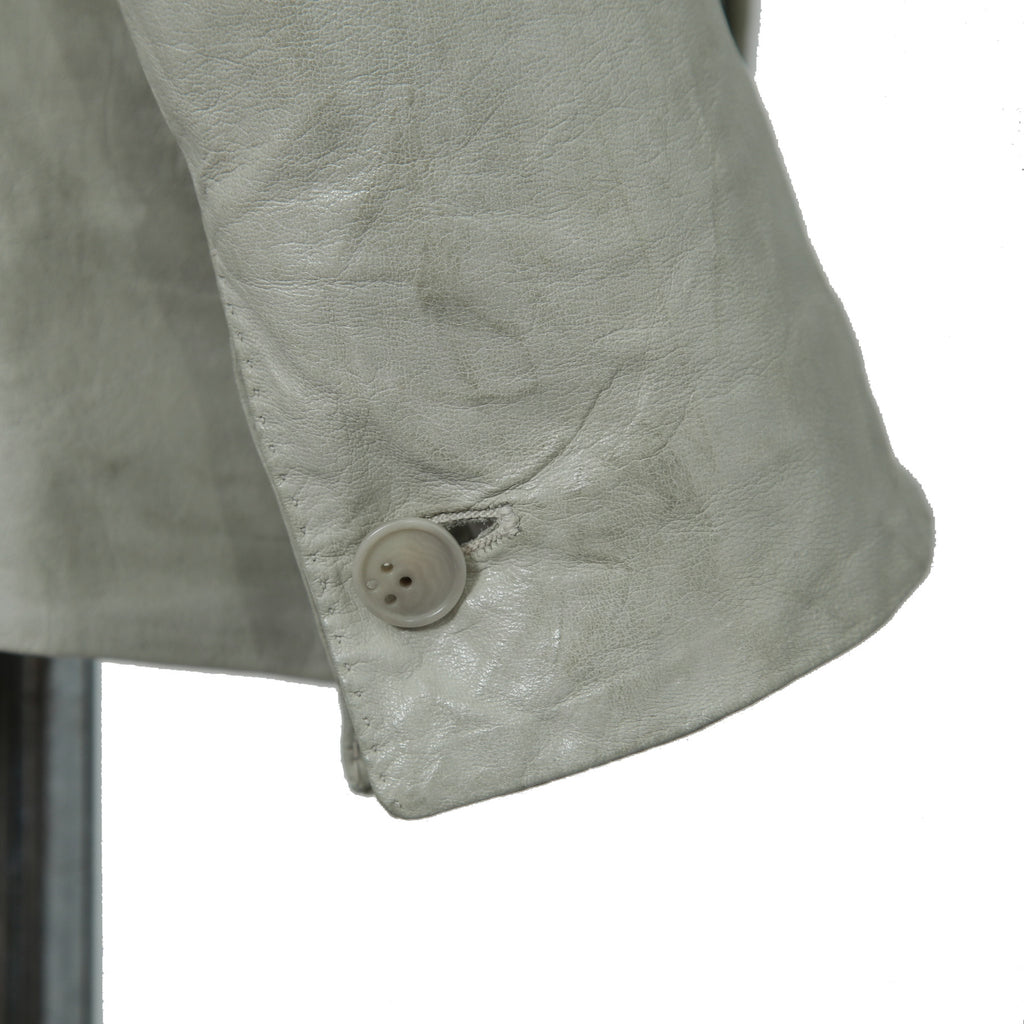 新品 CAROL CHRISTIAN POELL / 2021年 Kangaroo O. D. Spine Elbow, Lined-Unlined Leather Jacket / size 46